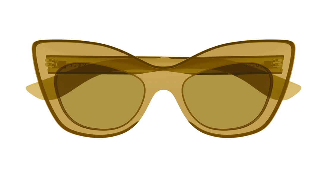 Gafas de sol alexander mcqueen am0516s 002 amarillo cat eye femenino talla 52mm - Vista de detalle