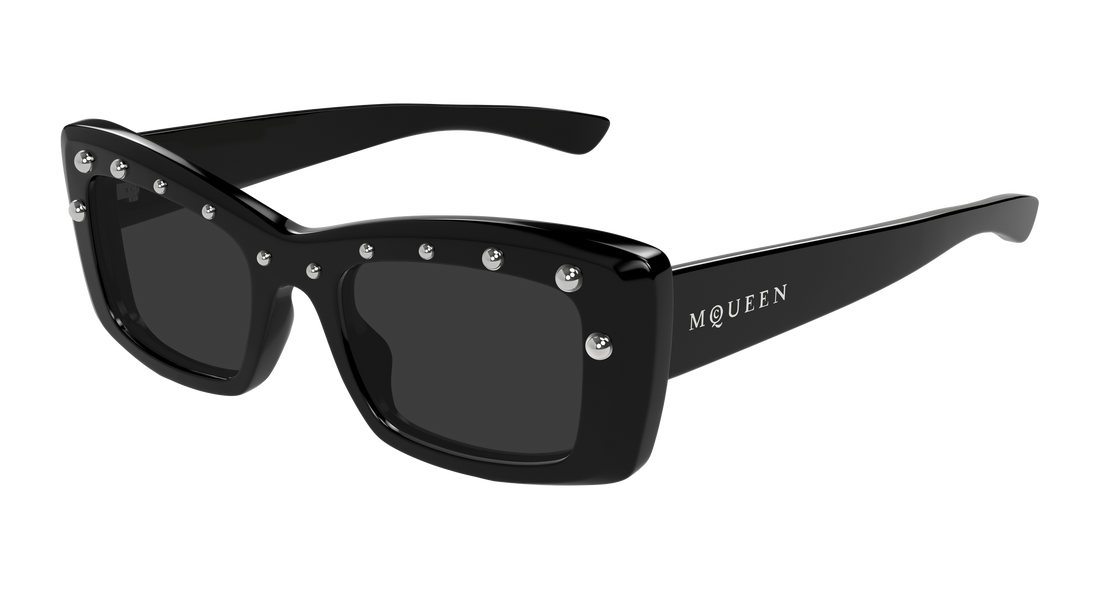 Occhiali da sole alexander mcqueen am0526s 005 negro rectangular / squared femenino taglia 50mm - Vista principale