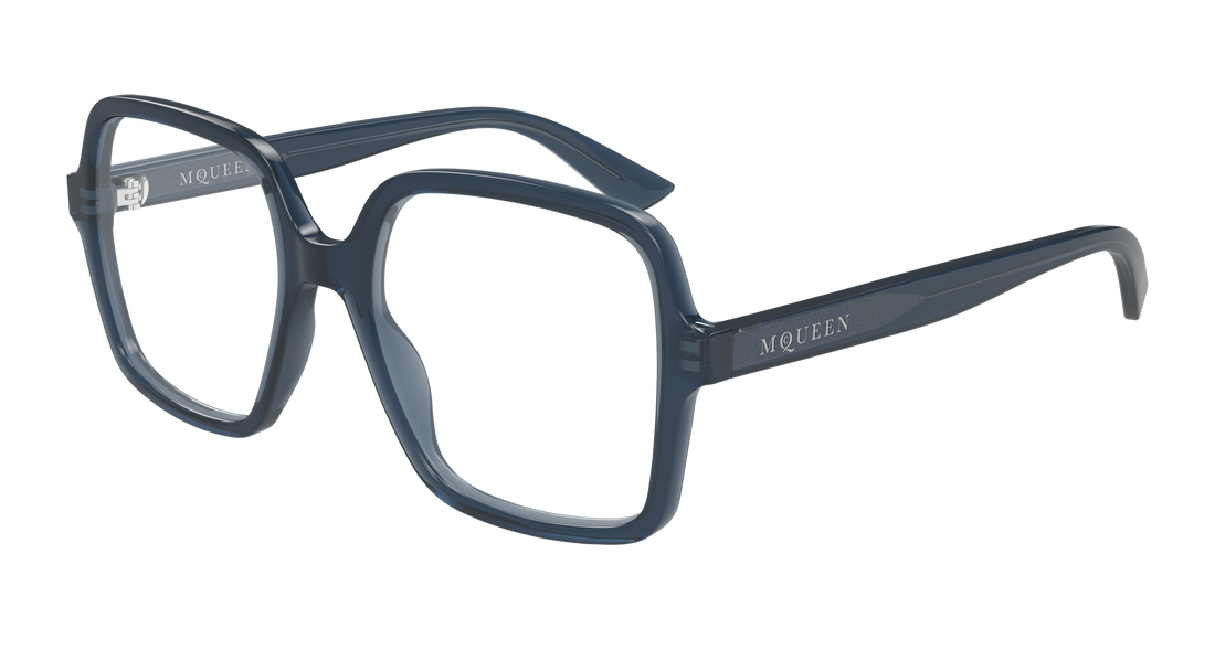 Gafas graduadas alexander mcqueen am0538o 003 gris rectangular / squared femenino talla 52mm - Vista principal