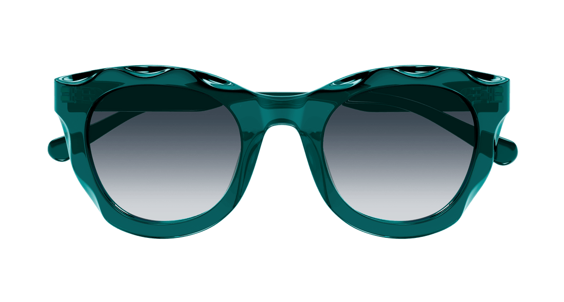 Gafas de sol chloé ch0295s 005 verde round femenino talla 50mm - Vista de detalle