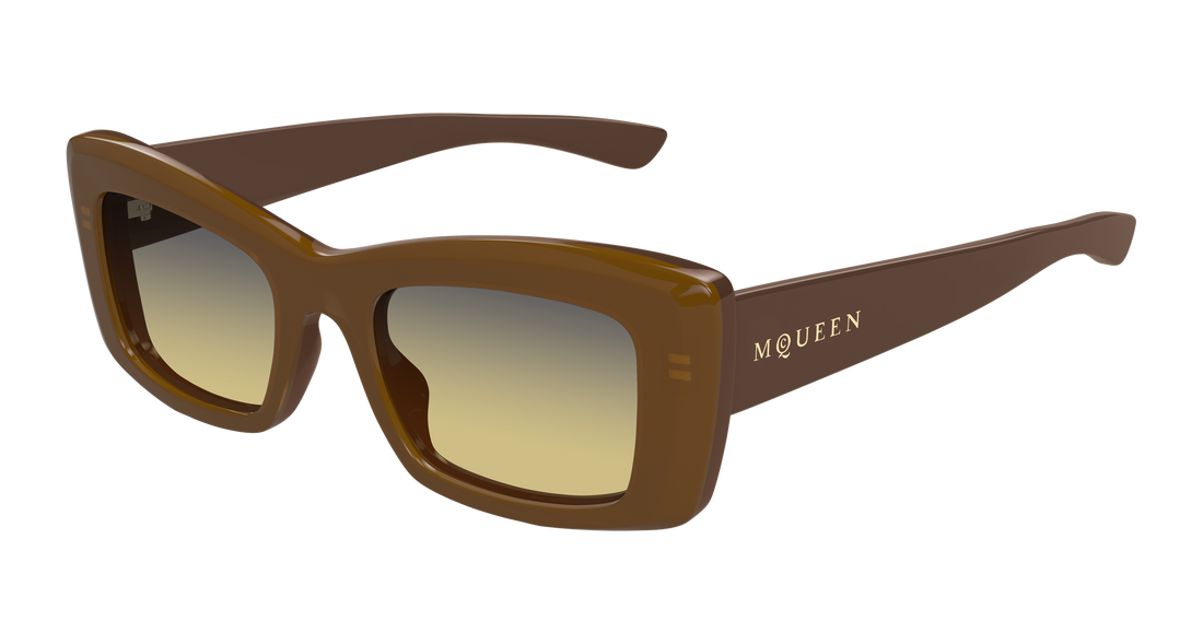 Gafas de sol alexander mcqueen am0526s 003 marron rectangular / squared femenino talla 50mm - Vista principal