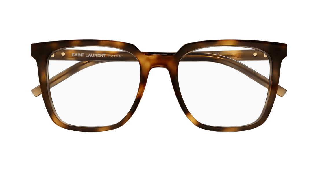 Prescription glasses saint laurent sl m146 opt 003 havana square femenino size 54mm - Detailed view