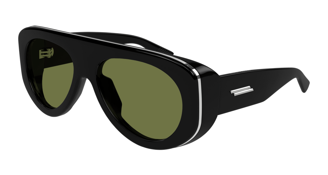 Occhiali da sole bottega veneta bv1362s 006 negro pilot unisex taglia 58mm - Vista principale