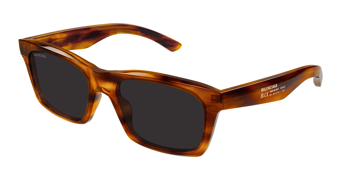 Occhiali da sole balenciaga bb0423s 003 marron rectangular / squared masculino taglia 56mm - Vista principale