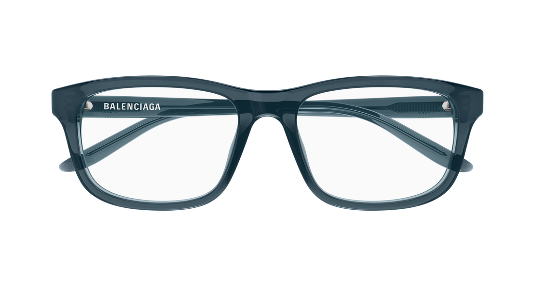 Occhiali da vista balenciaga bb0442oa 007 azul rectangular / squared unisex taglia 55mm - Vista dettagliata