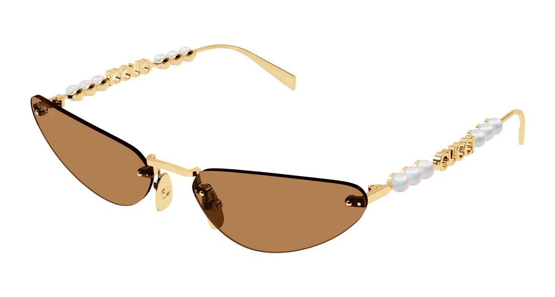 Occhiali da sole gucci gg1920s 003 dorado cat eye femenino taglia 63mm - Vista principale