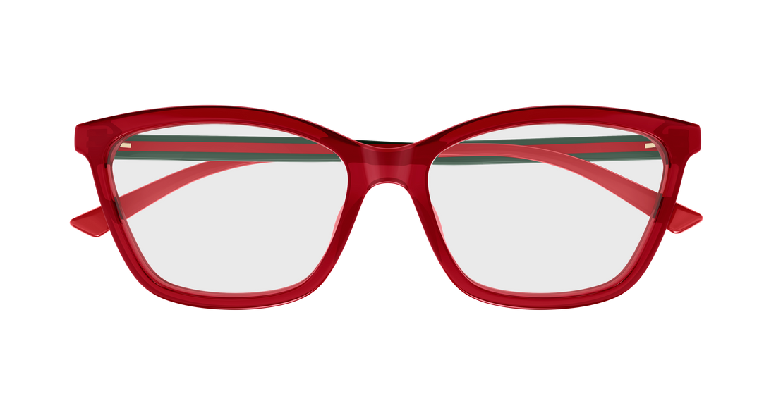Brillen gucci gg1989o 004 burdeos cat eye femenino größe 56mm - Detailansicht