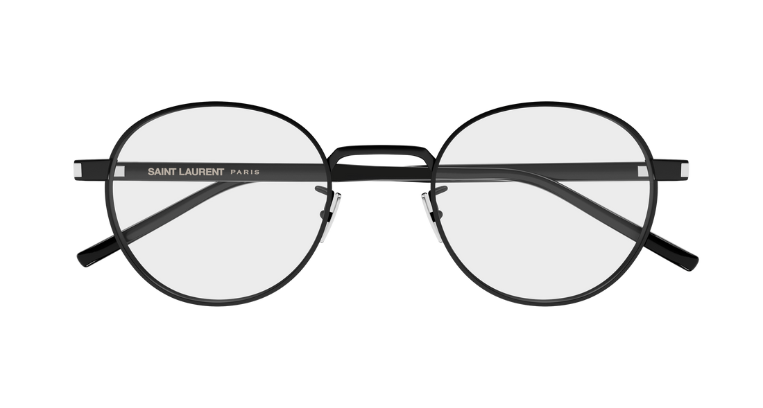 Gafas graduadas saint laurent sl 848/j 001 negro round/oval/panthos unisex talla 49mm - Vista de detalle