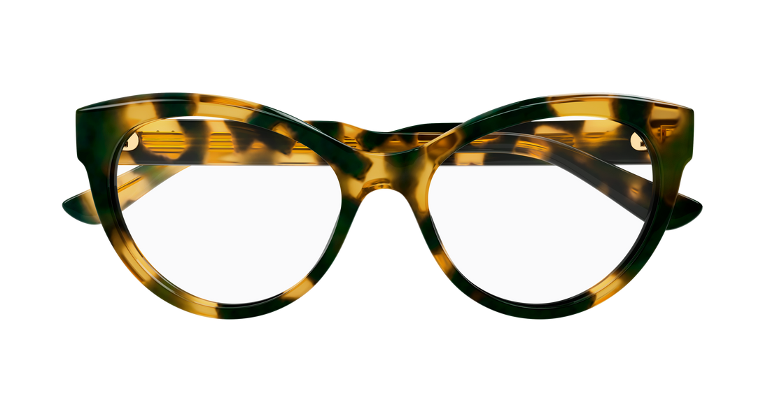 Óculos graduados chloé ch0342o 007 havana cat eye femenino tamanho 54mm - Vista de detalhe