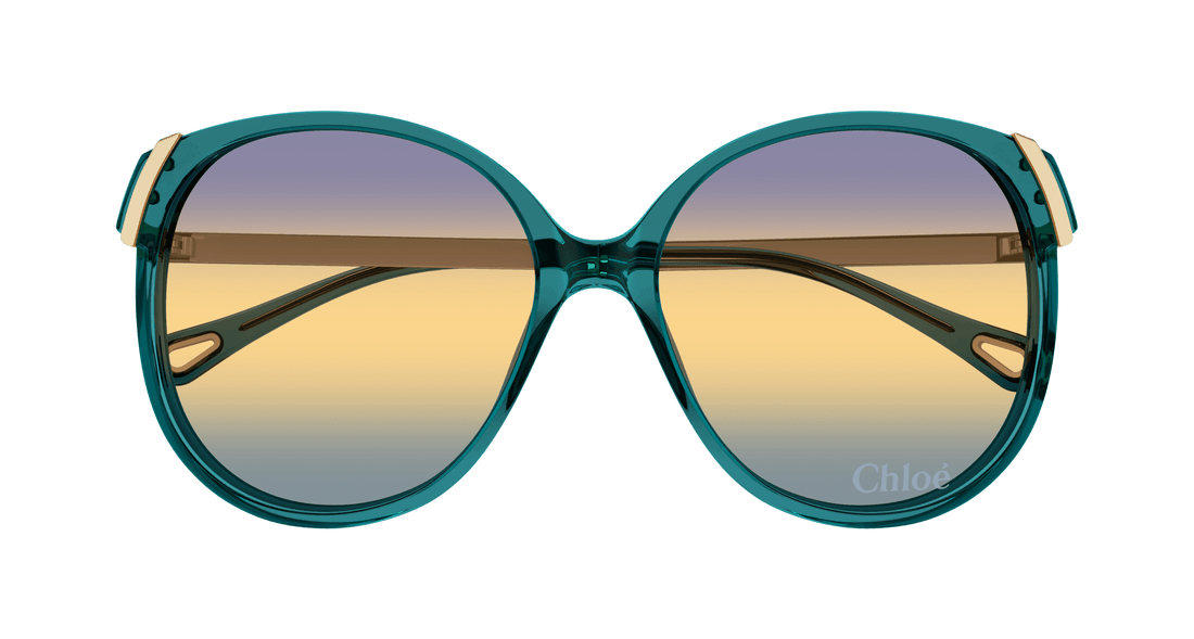 Gafas de sol chloé ch0285s 005 verde square femenino talla 58mm - Vista de detalle