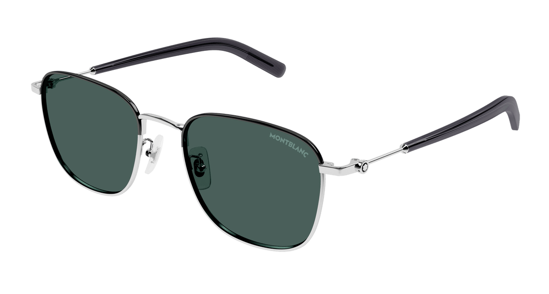 Occhiali da sole montblanc mb0392sa 003 plateado square masculino taglia 55mm - Vista principale