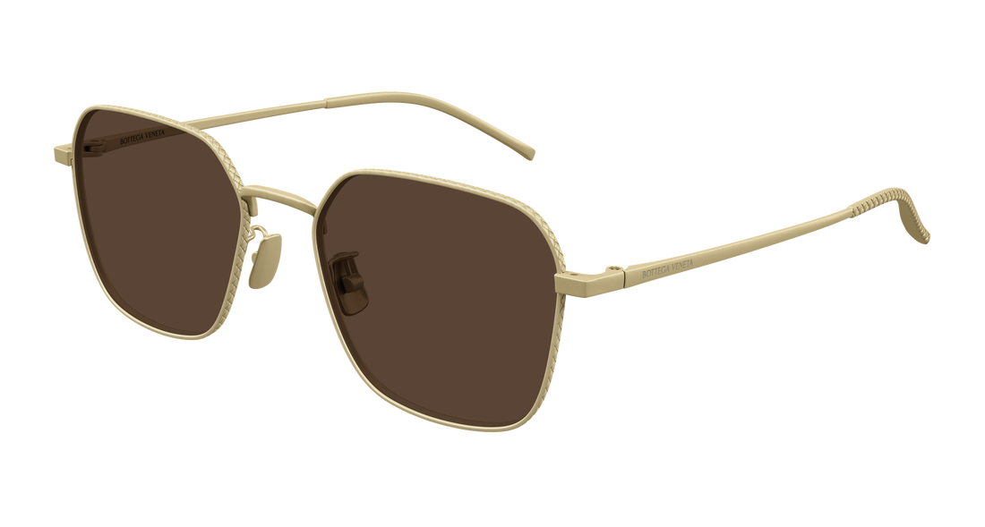 Sonnenbrillen bottega veneta bv1422sa 001 bronce round/oval/panthos unisex größe 55mm - Hauptansicht