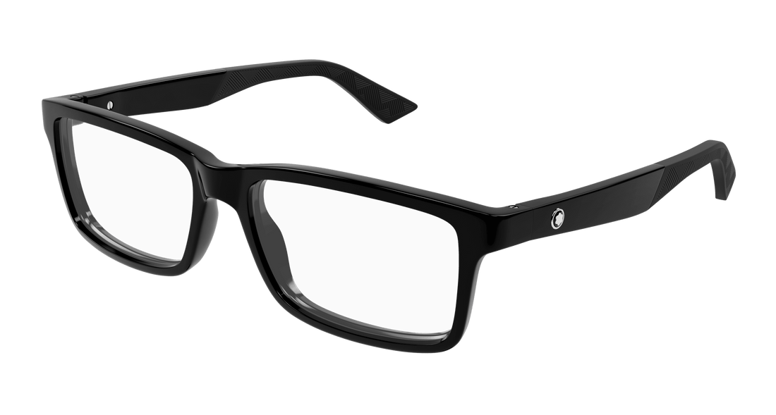 Brillen montblanc mb0402o 001 negro square masculino größe 57mm - Hauptansicht