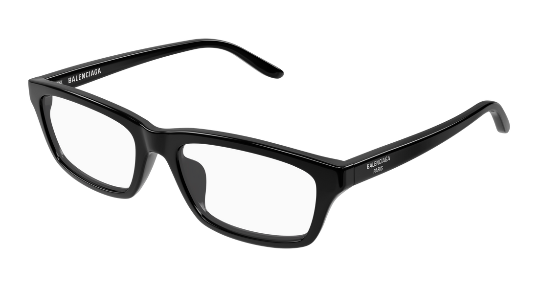 Occhiali da vista balenciaga bb0439o 001 negro rectangular / squared masculino taglia 55mm - Vista principale