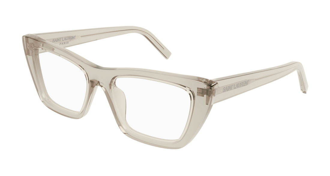 Brillen saint laurent sl 276 mica opt 007 amarillo cat eye femenino größe 53mm - Hauptansicht