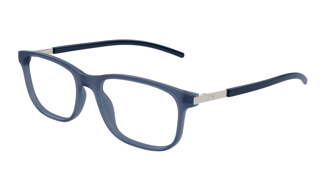 Occhiali da vista puma pu0489o 010 azul square masculino taglia 57mm - Vista principale
