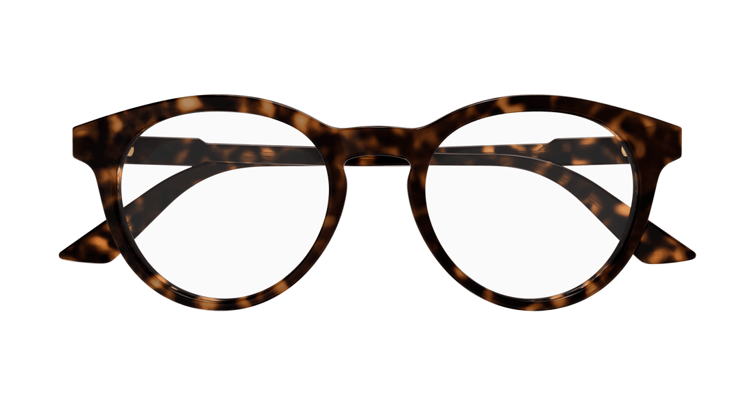 Óculos graduados gucci gg1822o 002 havana round masculino tamanho 50mm - Vista de detalhe