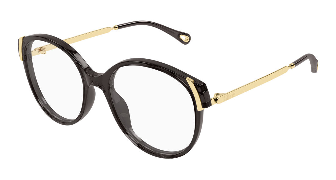 Dioptrijske naočale chloé ch0328o 001 gris round/oval/panthos femenino veličina 52mm - Glavni prikaz
