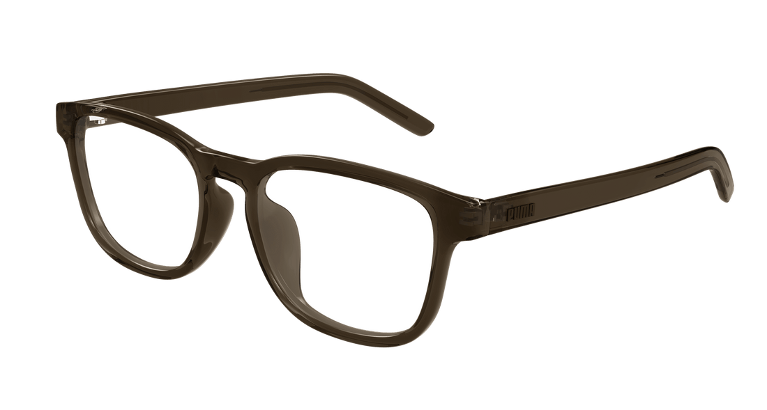 Óculos graduados puma pu0503oa 004 marron square masculino tamanho 54mm - Vista principal