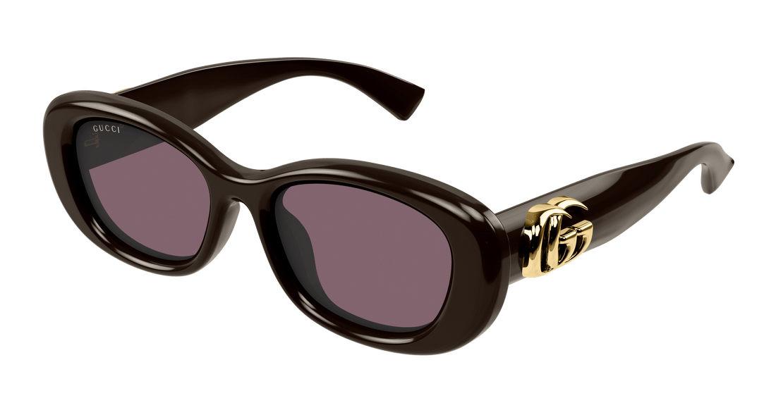 Sonnenbrillen gucci gg1829sk 004 marron round femenino größe 53mm - Hauptansicht