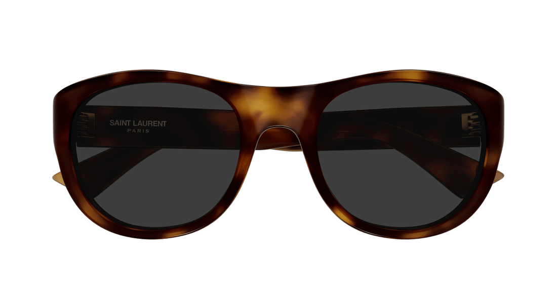 Occhiali da sole saint laurent sl 798 maxime 003 havana round unisex taglia 54mm - Vista dettagliata