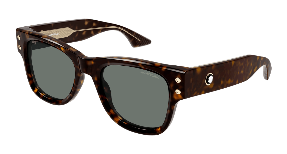 Occhiali da sole montblanc mb0381s 002 havana square masculino taglia 54mm - Vista principale