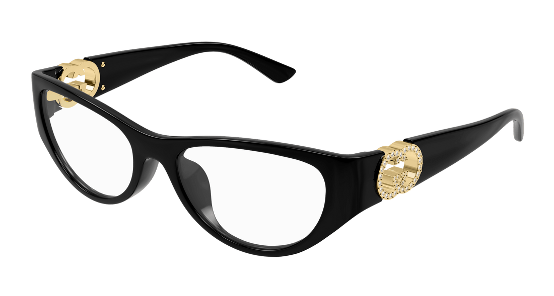 Brillen gucci gg1825o 004 negro cat eye femenino größe 54mm - Hauptansicht