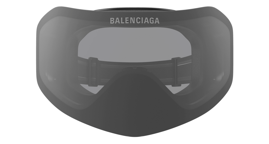 Gafas de sol balenciaga bb0379s 001 negro mask unisex talla 99mm - Vista de detalle