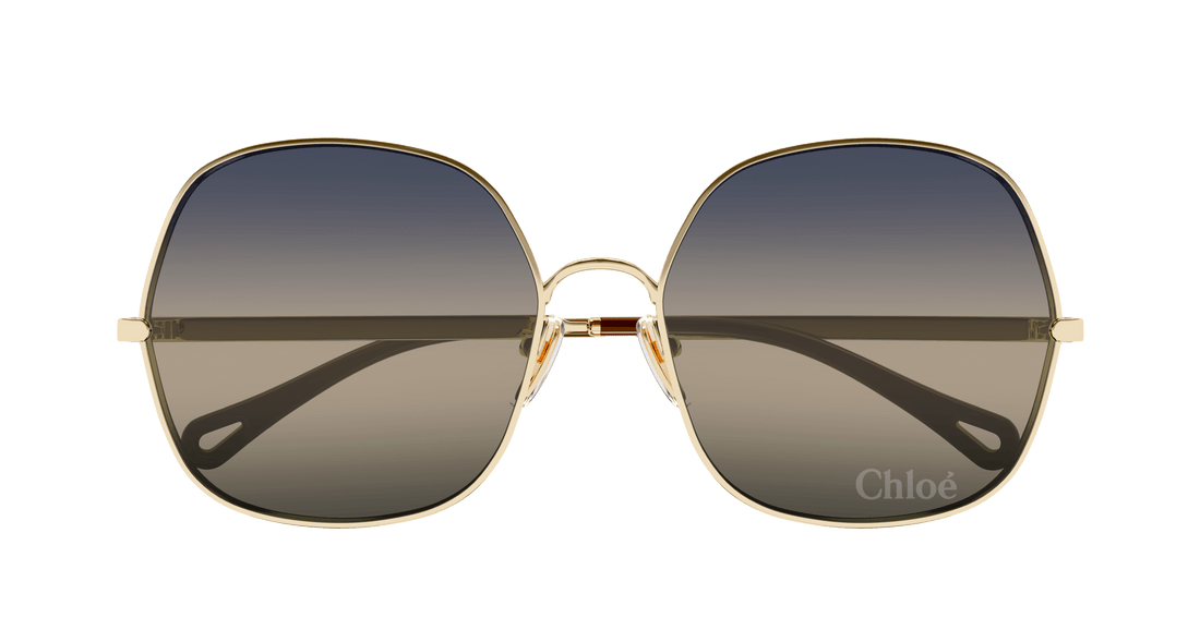 Gafas de sol chloé ch0282s 002 dorado square femenino talla 60mm - Vista de detalle