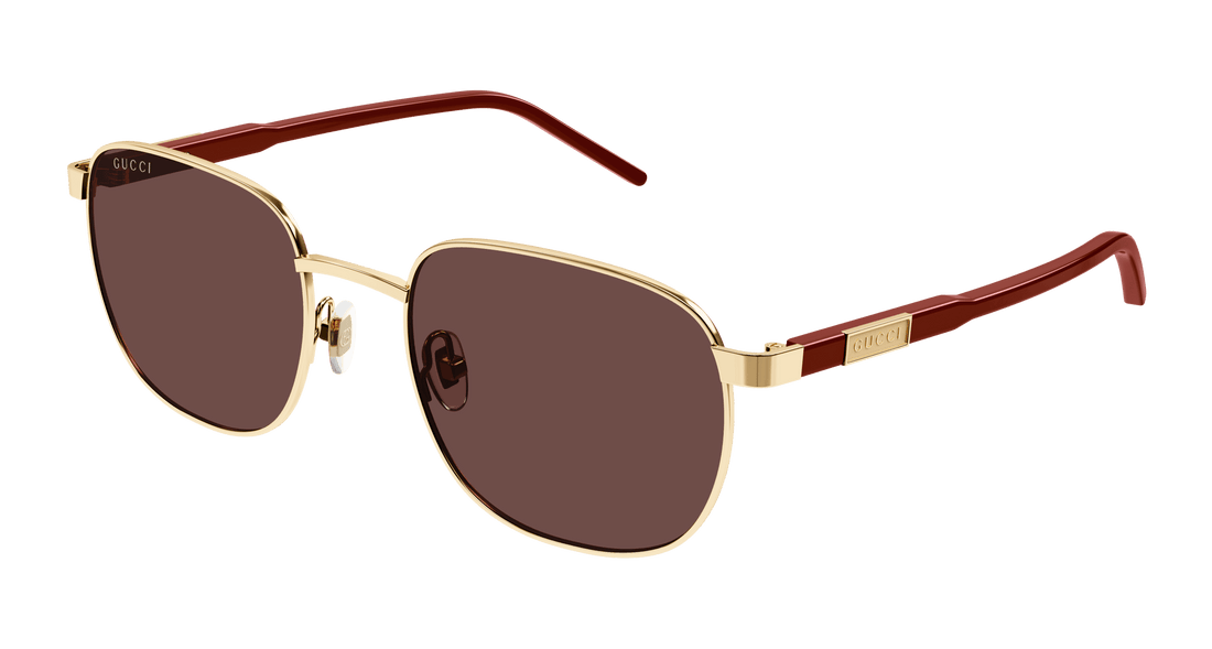 Occhiali da sole gucci gg1799s 004 dorado square masculino taglia 54mm - Vista principale