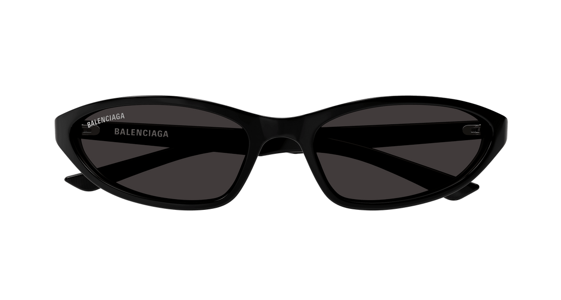 Lunettes de soleil balenciaga bb0402s 001 negro round femenino taille 59mm - Vue détaillée