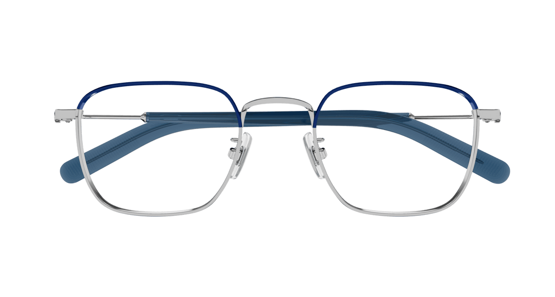 Brillen montblanc mb0389o 004 plateado square masculino größe 50mm - Detailansicht