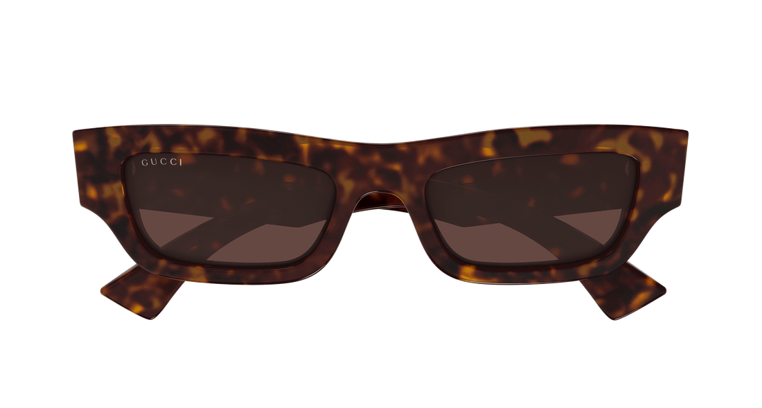 Occhiali da sole gucci gg1839s 002 havana square masculino taglia 52mm - Vista dettagliata