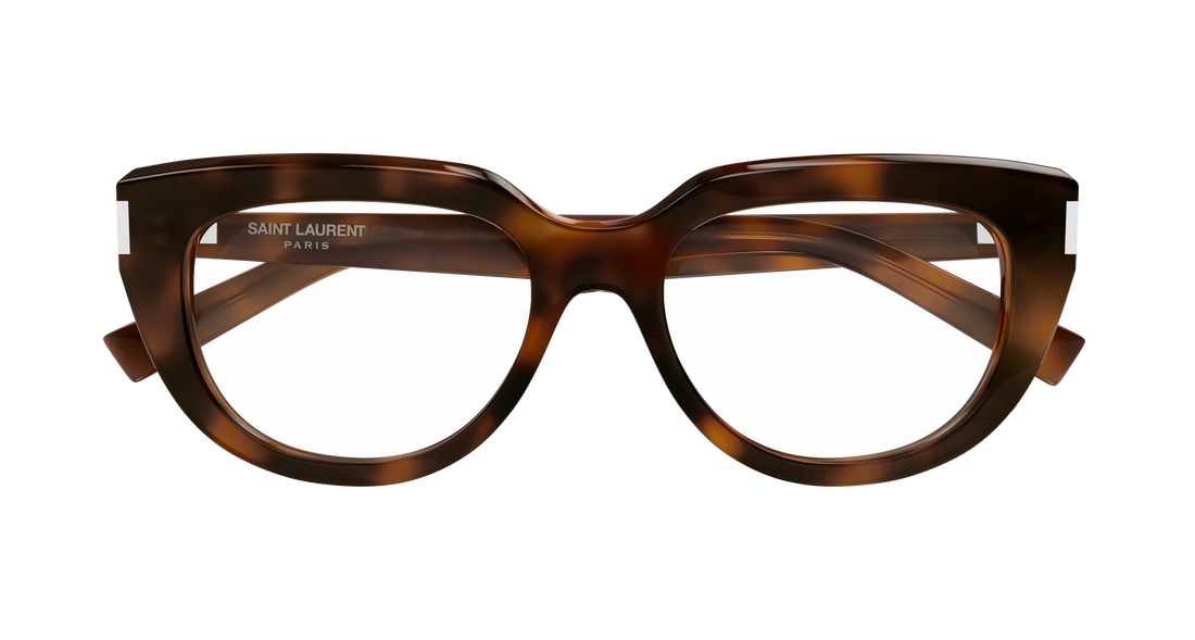 Gafas graduadas saint laurent sl 828 003 havana cat eye femenino talla 54mm - Vista de detalle