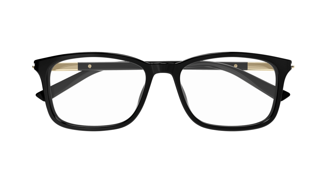 Occhiali da vista gucci gg1900oa 001 negro square masculino taglia 56mm - Vista dettagliata