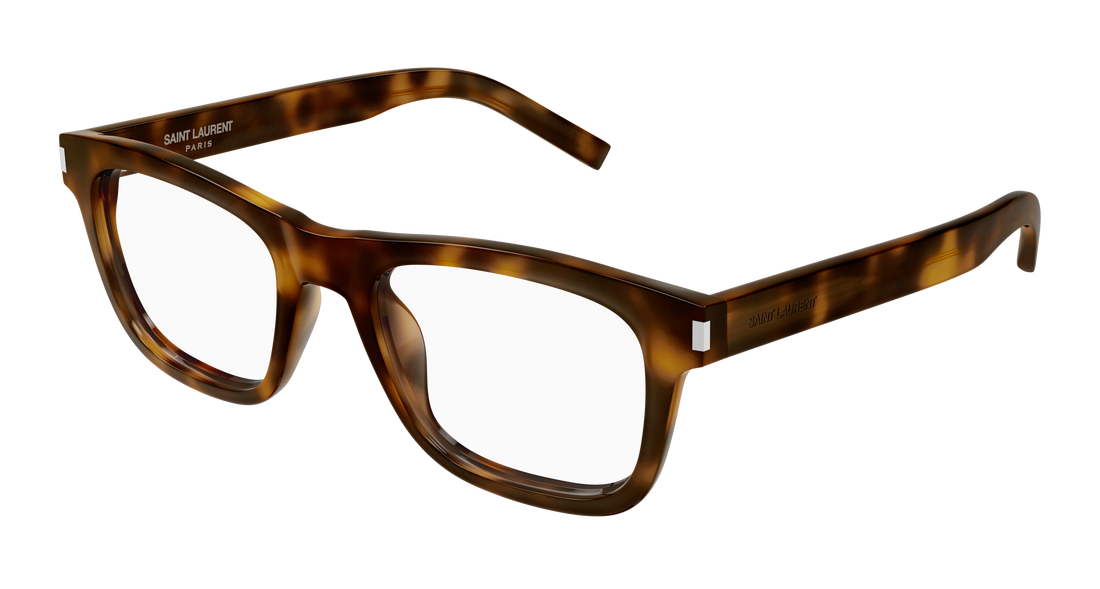 Brillen saint laurent sl 819 opt 003 havana rectangular / squared unisex größe 52mm - Hauptansicht