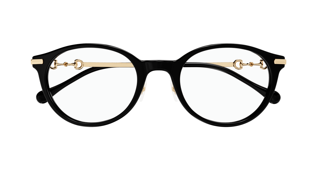 Occhiali da vista gucci gg1904oj 001 negro round femenino taglia 50mm - Vista dettagliata