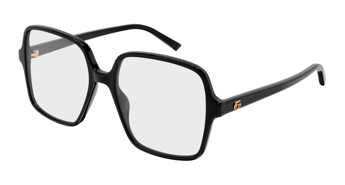 Prescription glasses gucci gg1994o 001 negro rectangular / squared femenino size 53mm - Main view