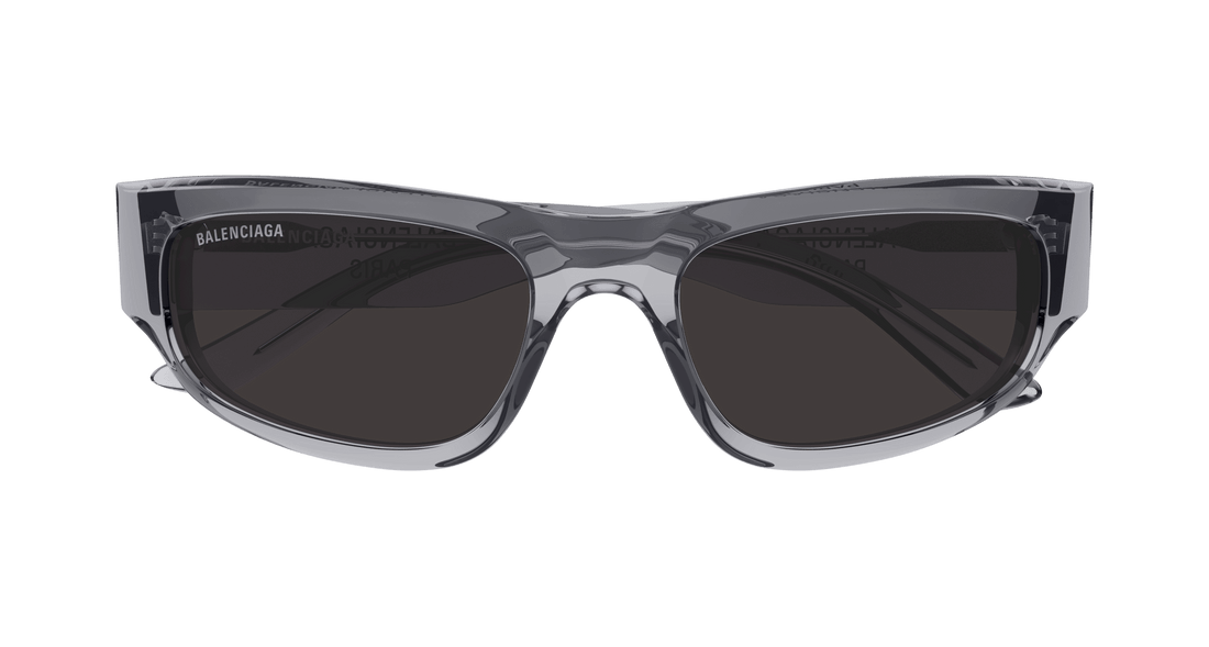 Occhiali da sole balenciaga bb0388s 004 gris square unisex taglia 56mm - Vista dettagliata