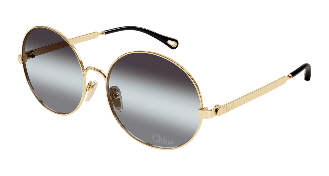 Gafas de sol chloé ch0281s 001 dorado round femenino talla 59mm - Vista principal