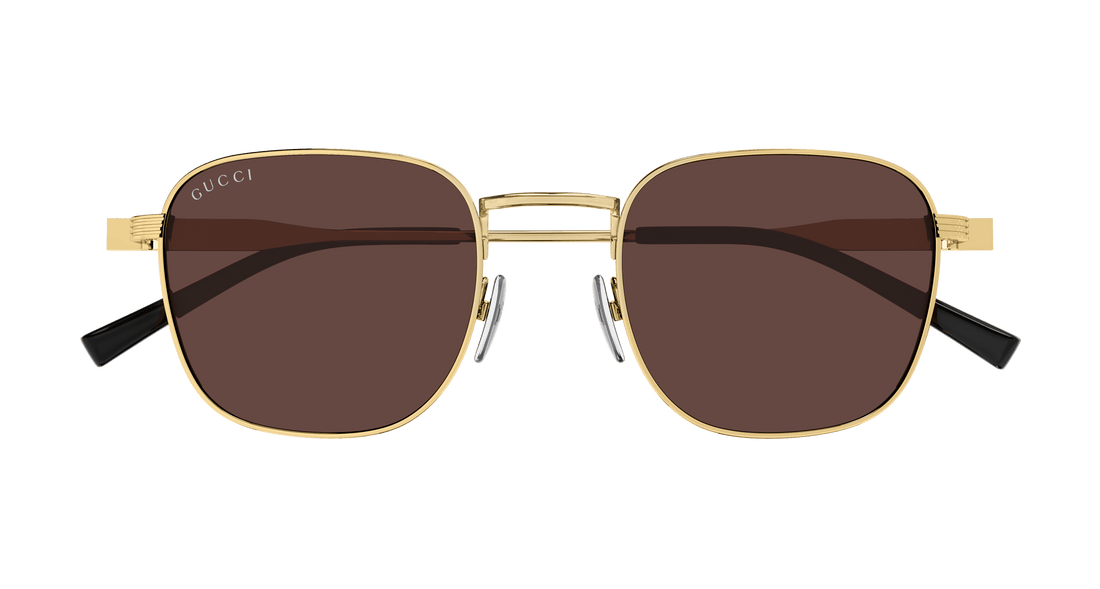 Sunglasses gucci gg1876s 002 dorado round masculino size 50mm - Detailed view