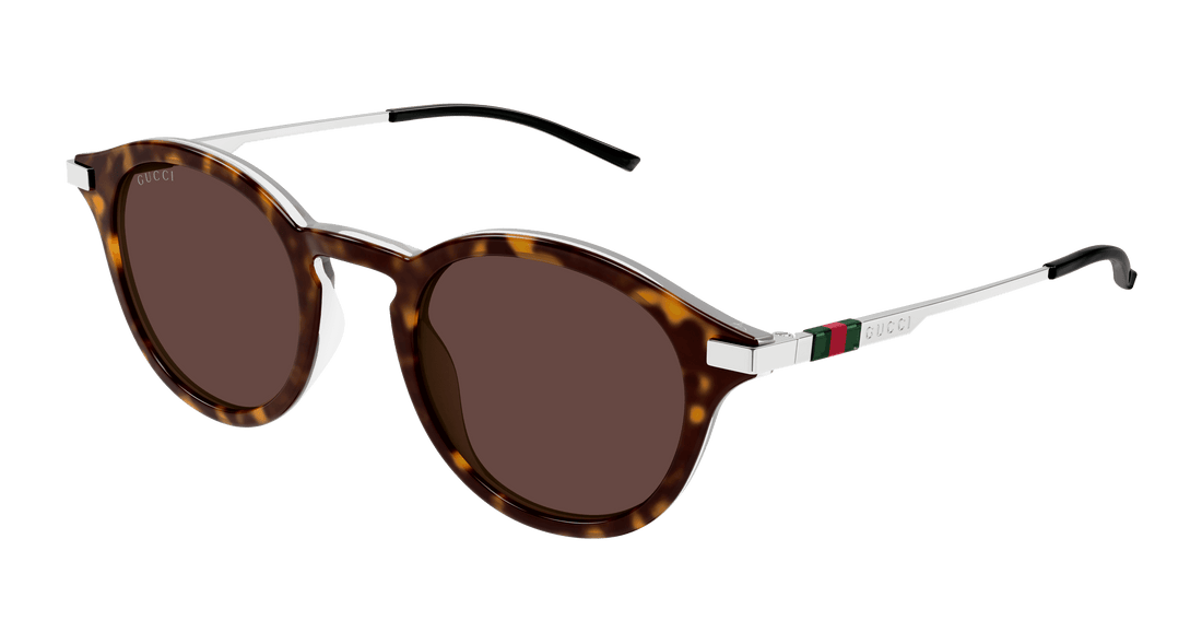 Occhiali da sole gucci gg1890s 002 havana round masculino taglia 48mm - Vista principale