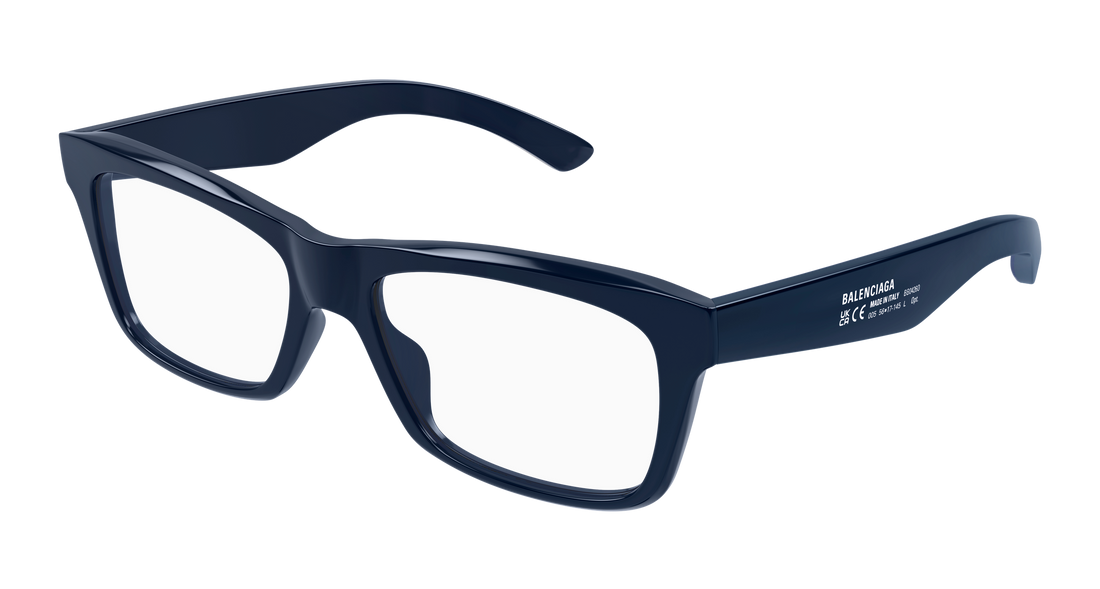 Occhiali da vista balenciaga bb0426o 005 azul rectangular / squared masculino taglia 56mm - Vista principale