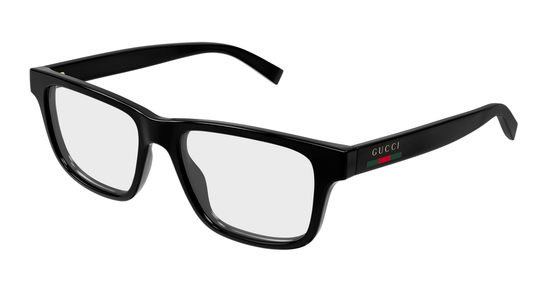 Occhiali da vista gucci gg1987o 001 negro rectangular / squared masculino taglia 54mm - Vista principale