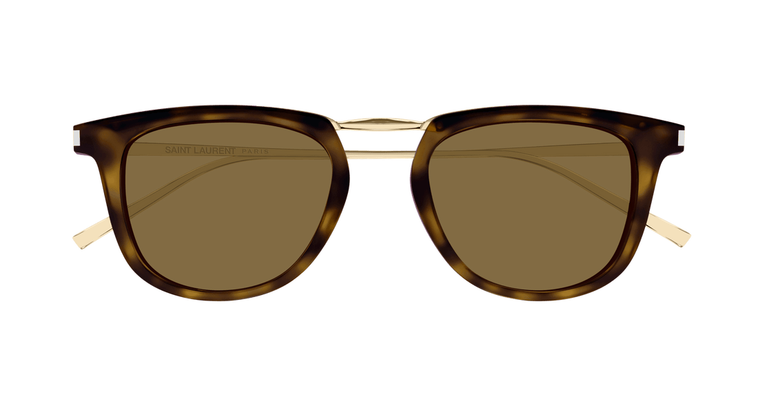Occhiali da sole saint laurent sl 753 006 havana round unisex taglia 50mm - Vista dettagliata