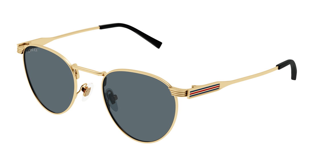 Sunglasses gucci gg1875s 003 dorado round masculino size 48mm - Main view