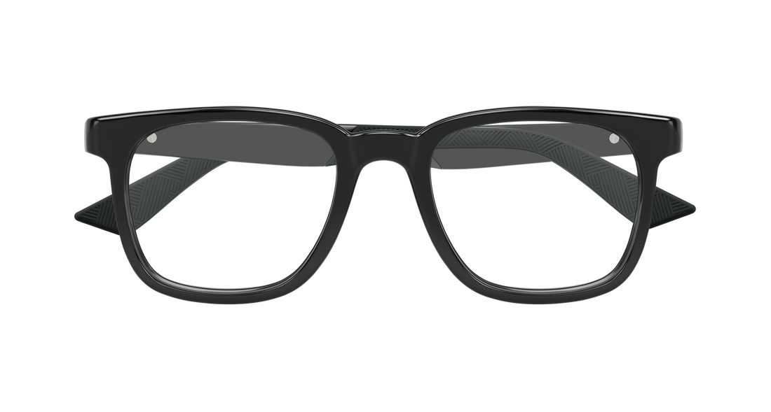 Brillen montblanc mb0433o 001 negro rectangular / squared masculino größe 51mm - Detailansicht
