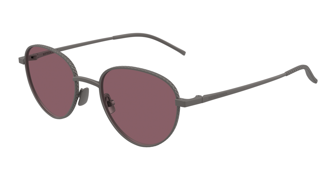 Sonnenbrillen bottega veneta bv1966s 003 plateado round/oval/panthos masculino größe 50mm - Hauptansicht