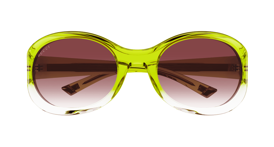 Sonnenbrillen gucci gg2012s 013 verde round femenino größe 62mm - Detailansicht