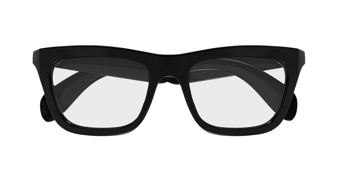 Prescription glasses gucci gg1933o 001 negro rectangular / squared masculino size 53mm - Detailed view